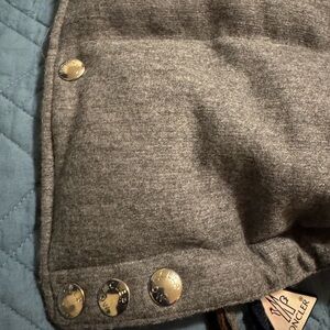 Moncler Gray Jacket with Black Lining